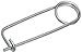 Dixon Valve & Coupling AKSP25 Air King Air Hose Fitting, Spring Wire Safety Pin, 5/64