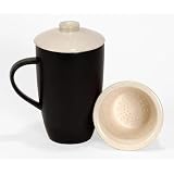 All Natural Handmade 'Zen' Two Tone Infuser Tea/Coffee Mug