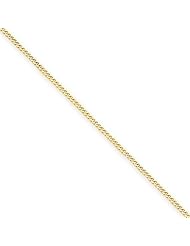 14k Yellow 20in Gold 1.3mm Curb Pendant Necklace Chain. Metal Wt- 2.81g