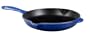 Le Creuset Enameled Cast-Iron 10-1/4-Inch Skillet with Iron Handle, Cobalt Blue