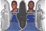 2007 SPx Authentic Arron Afflalo & Rodney Stuckey Rookie Dual Game-Worn Jersey Card