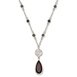 Miami Heat Crystal Logo Necklace