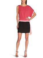 Manoukian Vestido Engión (Rosa / Negro)