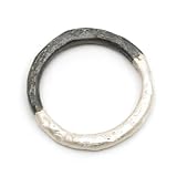 Oxidised Half Ring By Disa Allsopp (Size P)