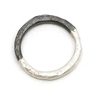 Oxidised Half Ring By Disa Allsopp (Size P)