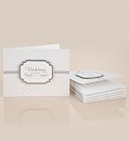 6 Luxury Wedding Day Invites Multipack Cards