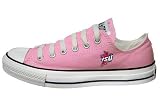 Converse Chuck Taylor All Star Lo Top Pink Iowa State University Logo Canvas