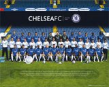 Chelsea FC Team 2007/08 poster (framed)