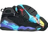 Air Jordan Retro 8 (black / bright concord / aqua tone)