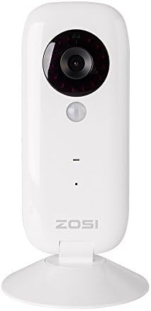 ZOSI i2 HD 720P H.264 1.0 Megapixels CMOS 100 degree Wide Angle Wifi IP Camera 25ft Night Vision Security Camera with Two Way Audio,Remote View, double alarm system