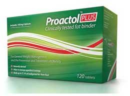 Proactol Plus Clinically Proven Fat Binder - 1 Month - 120 Tablets