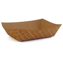 Southern Champion Tray 0501 #25 ECO Kraft Paperboard Food Tray, 1/4-lb Capacity (Case of 1000)