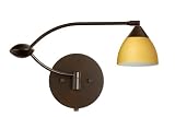 Besa Lighting 1WU-1858VM-BR Divi Swing Arm Wall Sconce