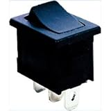 SPDT Miniature Momentary Rocker Switch Center Off