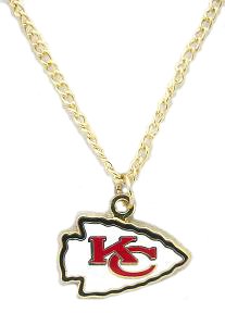 Kansas City Chiefs Pendant Necklace New Metal
