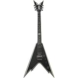 Dean Razorback V Guitar - Two-Tone Silver Blast Electric Guitar with Hardshell Case