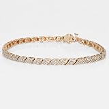 Ladies Diamond Tennis Bracelet in 14k Gold