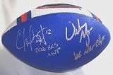Chris Leak and Urban Meyer Autographed Football with 2006 BCS MVP and 06 NAT CHAMPS Inscriptions