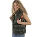 Nike Down Womens Hoody Vest Dark Army/Urban 14 (L)