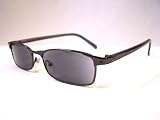 Designer Tinted BLACK READING GLASSES Ready Readers PRESCRIPTION SUNGLASSES Spectacles +2.50 lenses