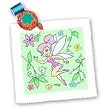 Fairy on Green - 10x10 Quilt Square