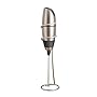 BonJour Caf� Latte Frother, Battery Powered, Brushed Stainless Steel Finish
