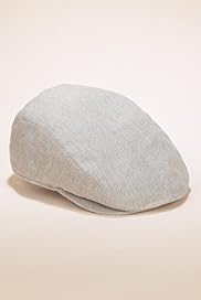 Pure Linen Flat Cap