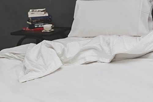 600 Thread Count Egyptian Cotton, Italian Finish bed sheet set from CASA LEMON comes with 19 inches Deep Pocket, Made in Italy Sheets. Enhance your sleeping experience now ( QUEEN, WHITE)