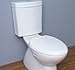 CAROMA Bondi 270 Elongated ADA Easy Height Toilet, WHITE 726350W / 609120W