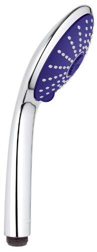 Grohe 27549000 Vitalio joy massage Handbrause 2 Strahlarten mit Dimmer blau