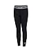 Under Armour Boys' HeatGear Armour Fitted Leggings, Black/Black, Youth Large