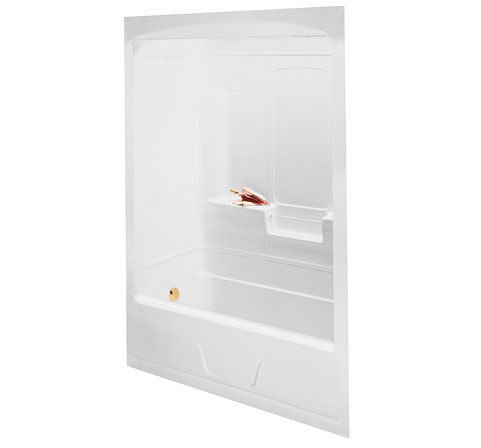 Maax bathtub shower unit 100099-S-005. 62'' x 32'' x 84'', Sterling