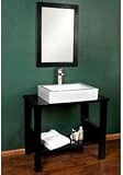 34 Cole Console Vanity Cabinet - Oak
