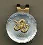 Somalia 10 Shillings "Year of the Snake" Two Tone Coin Golf Ball Marker