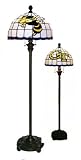 Georgia Tech Yellow Jackets Stained Glass Floor Lamp