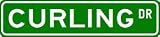 CURLING Street Sign - Sport Sign - High Quality Aluminum Street Sign