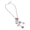schmuck-art Kette Ladybird amethyst/white 25997