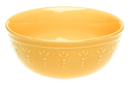 Signature Now & Then Set of Six 22-ounce Bowl, Golden Rod