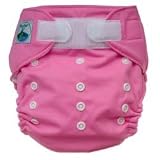 Tiny Tush Elite One-Size Cloth Diaper Aplix (Velcro-type) RASPBERRY PINK