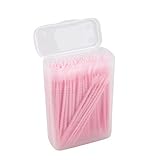Denshine Disposable 2 Way Interdental Cleaners Between Interdental Brushes Toothpick with Portable Case 150 Pcs