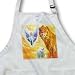 The Lamb of God - Medium Length Apron With Pouch Pockets 22w X 24l