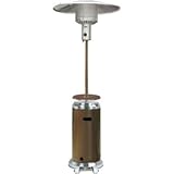 Gardensun Outdoor Propane Patio Heater (Hammered Gold/Stainless Steel)