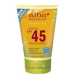 Alba Hawaiian Green Tea SPF 45 Sunscreen 4 fl oz