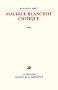Maurice Blanchot critique