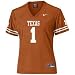 Nike Texas Longhorns #1 Burnt Orange Ladies Replica Football Jersey (X-Large)