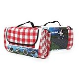 51" x 59" Red / White Checkered Picnic Blanket RV Camping Water Proof Blanket