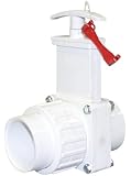 Valterra 6114X PVC Gate Valve, White, 1-1/2" Slip x Union w/ Gate Keeper