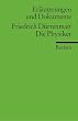 Erl�uterungen und Dokumente zu Friedrich D�rrenmatt: Die Physiker