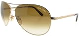 Tom Ford Charles FT0035 Sunglasses - 772 Shiny Rose Gold (Gradient Brown Lens) - 62mm