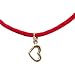 Kabbalah Red String Bracelet with Sterling Silver Open Heart